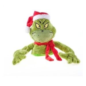 NWT. DR. SEUSS The Grinch Plush Tree Topper